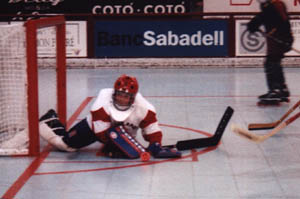 Iniciación al hockey línea