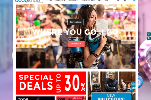 doopshop web page