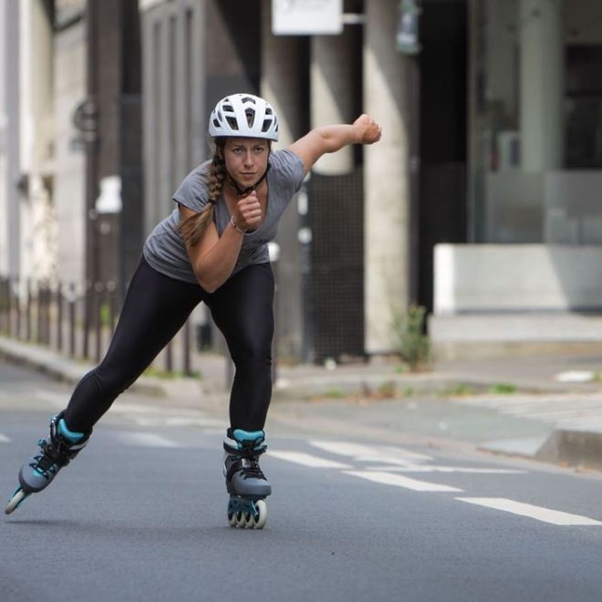 perder peso y ponerte en forma en patines